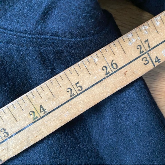 Schott NYC Black CPO Wool Blend Work Shirt Jacket EUC XXL style 7810 - Picture 8 of 14